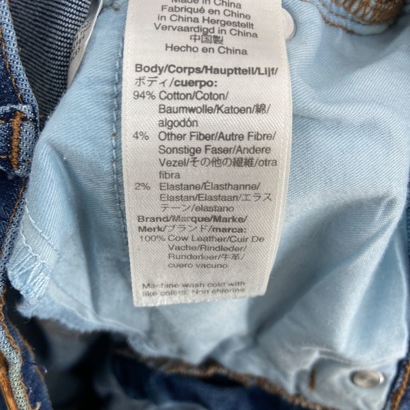 J. CREW Mid Rise Medium Wash Skinny Denim Blue Jeans Size 26 - Picture 9 of 10